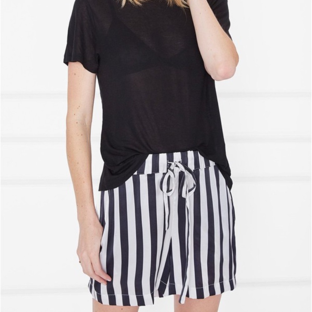 Mila silk shorts